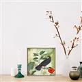 Picture of Tropical Paradise Birds Garden _GroupedProduct_Square_Canvas_Framed_