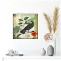 Picture of Tropical Paradise Birds Garden _GroupedProduct_Square_Canvas_Framed_