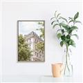 Picture of Paris in Green Spring _GroupedProduct_Rectangle_Portrait_Photography _GroupedProduct_Rectangle_Portrait_Canvas_Framed_