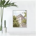 Picture of Paris in Green Spring _GroupedProduct_Rectangle_Portrait_Photography _GroupedProduct_Rectangle_Portrait_Canvas_Framed_