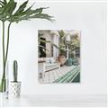 Picture of Green Hotel Pool _GroupedProduct_Rectangle_Portrait_Photography _GroupedProduct_Rectangle_Portrait_Unframed_Print_Only_