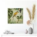 Picture of Yellow Nostalgic Tropical Birds _GroupedProduct_Square_Unframed_Print_Only_
