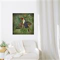 Picture of Tropical Paradise Toucan Bird _GroupedProduct_Square_Unframed_Print_Only_