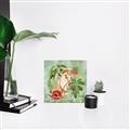 Picture of Tropical Paradise Cockatoos Bird _GroupedProduct_Square_Unframed_Print_Only_