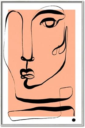 Picture of Peach Portait Line Art