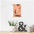 Picture of Peach Portait Line Art _GroupedProduct_Rectangle_Portrait_Unframed_Print_Only_