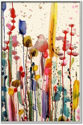 Picture of Eclectic Floral Canvas III