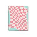 Picture of Pink Checkered Symphony _GroupedProduct_Rectangle_Portrait_Canvas_