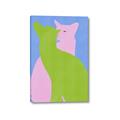 Picture of Optical Cat Duo _GroupedProduct_Rectangle_Portrait_Canvas_