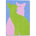 Picture of Optical Cat Duo _GroupedProduct_Rectangle_Portrait_Canvas_