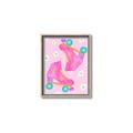 Picture of Pink Roller Skates _GroupedProduct_Rectangle_Portrait_Canvas_Framed_