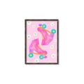 Picture of Pink Roller Skates _GroupedProduct_Rectangle_Portrait_Canvas_Framed_