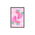 Picture of Pink Roller Skates _GroupedProduct_Rectangle_Portrait_Canvas_Framed_