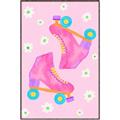 Picture of Pink Roller Skates _GroupedProduct_Rectangle_Portrait_Canvas_Framed_
