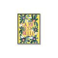 Picture of La Vie Est Belle Foliage _GroupedProduct_Rectangle_Portrait_Canvas_Framed_