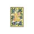 Picture of La Vie Est Belle Foliage _GroupedProduct_Rectangle_Portrait_Canvas_Framed_