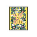 Picture of La Vie Est Belle Foliage _GroupedProduct_Rectangle_Portrait_Canvas_Framed_