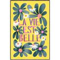 Picture of La Vie Est Belle Foliage _GroupedProduct_Rectangle_Portrait_Canvas_Framed_