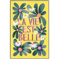 Picture of La Vie Est Belle Foliage _GroupedProduct_Rectangle_Portrait_Canvas_Framed_