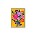 Picture of Red Chromatic Flowers _GroupedProduct_Rectangle_Portrait_Canvas_Framed_