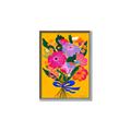 Picture of Red Chromatic Flowers _GroupedProduct_Rectangle_Portrait_Canvas_Framed_