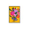 Picture of Red Chromatic Flowers _GroupedProduct_Rectangle_Portrait_Canvas_Framed_