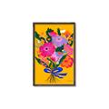 Picture of Red Chromatic Flowers _GroupedProduct_Rectangle_Portrait_Canvas_Framed_