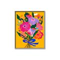 Picture of Red Chromatic Flowers _GroupedProduct_Rectangle_Portrait_Canvas_Framed_