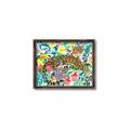 Picture of Vibrant Fusion Jaguar _GroupedProduct_Rectangle_Landscape_Canvas_Framed_