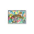 Picture of Vibrant Fusion Jaguar _GroupedProduct_Rectangle_Landscape_Canvas_Framed_