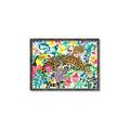 Picture of Vibrant Fusion Jaguar _GroupedProduct_Rectangle_Landscape_Canvas_Framed_