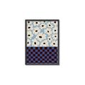 Picture of Blue Patterned Floral Perfection  _GroupedProduct_Rectangle_Portrait_Canvas_Framed_