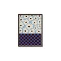 Picture of Blue Patterned Floral Perfection  _GroupedProduct_Rectangle_Portrait_Canvas_Framed_