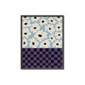Picture of Blue Patterned Floral Perfection  _GroupedProduct_Rectangle_Portrait_Canvas_Framed_
