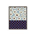 Picture of Blue Patterned Floral Perfection  _GroupedProduct_Rectangle_Portrait_Canvas_Framed_