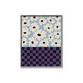 Picture of Blue Patterned Floral Perfection  _GroupedProduct_Rectangle_Portrait_Canvas_Framed_
