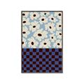 Picture of Blue Patterned Floral Perfection  _GroupedProduct_Rectangle_Portrait_Canvas_Framed_