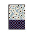Picture of Blue Patterned Floral Perfection  _GroupedProduct_Rectangle_Portrait_Canvas_Framed_
