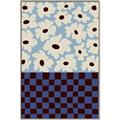 Picture of Blue Patterned Floral Perfection  _GroupedProduct_Rectangle_Portrait_Canvas_Framed_