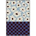 Picture of Blue Patterned Floral Perfection  _GroupedProduct_Rectangle_Portrait_Canvas_Framed_