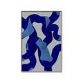 Picture of Constellation of Blue Strokes _GroupedProduct_Rectangle_Portrait_Canvas_Framed_