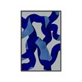Picture of Constellation of Blue Strokes _GroupedProduct_Rectangle_Portrait_Canvas_Framed_