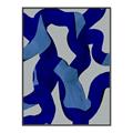 Picture of Constellation of Blue Strokes _GroupedProduct_Rectangle_Portrait_Canvas_Framed_