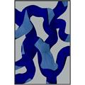 Picture of Constellation of Blue Strokes _GroupedProduct_Rectangle_Portrait_Canvas_Framed_