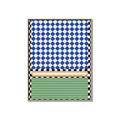 Picture of Psychedelic Checkered Aura _GroupedProduct_Rectangle_Portrait_Canvas_Framed_