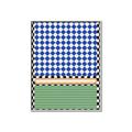 Picture of Psychedelic Checkered Aura _GroupedProduct_Rectangle_Portrait_Canvas_Framed_
