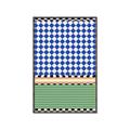Picture of Psychedelic Checkered Aura _GroupedProduct_Rectangle_Portrait_Canvas_Framed_
