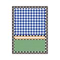 Picture of Psychedelic Checkered Aura _GroupedProduct_Rectangle_Portrait_Canvas_Framed_