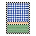 Picture of Psychedelic Checkered Aura _GroupedProduct_Rectangle_Portrait_Canvas_Framed_
