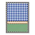 Picture of Psychedelic Checkered Aura _GroupedProduct_Rectangle_Portrait_Canvas_Framed_